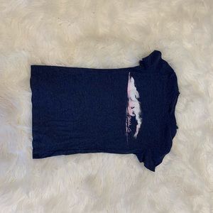 Navy Surfing Graphic Tee